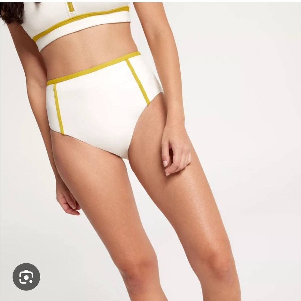 CALIA Women's High Waisted Tipping Swim Bottom